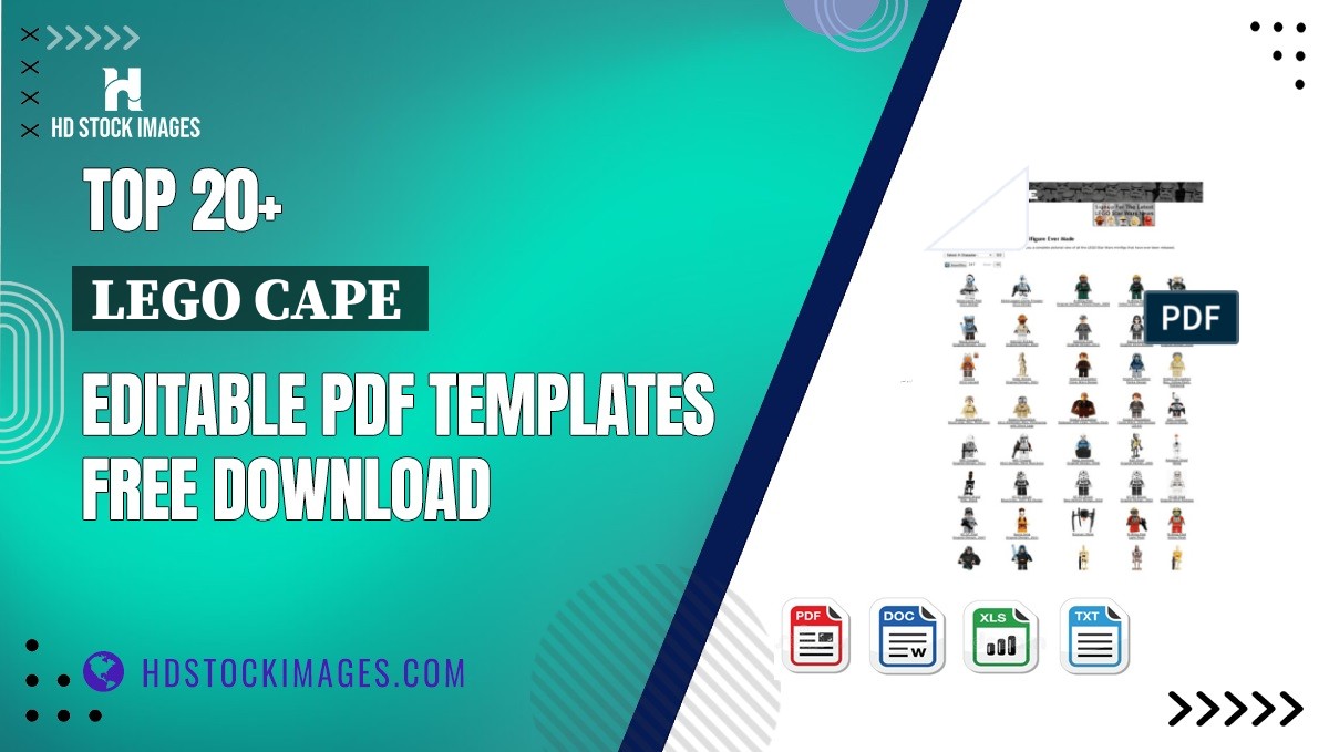 Top 20+ Lego Cape  Editable PDF Templates Free Download