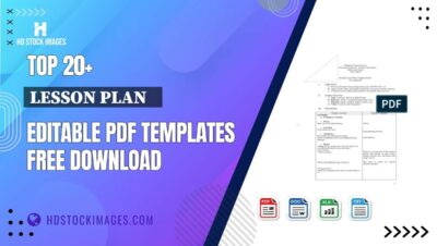 Top 20+ Lesson Plan    Editable PDF Templates Free Download