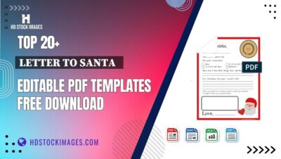 Top 20+ Letter To Santa   Editable PDF Templates Free Download