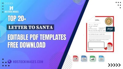 Top 20+ Letter To Santa Editable PDF Templates Free Download