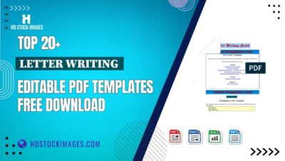 Top 20+ Letter Writing Editable PDF Templates Free Download