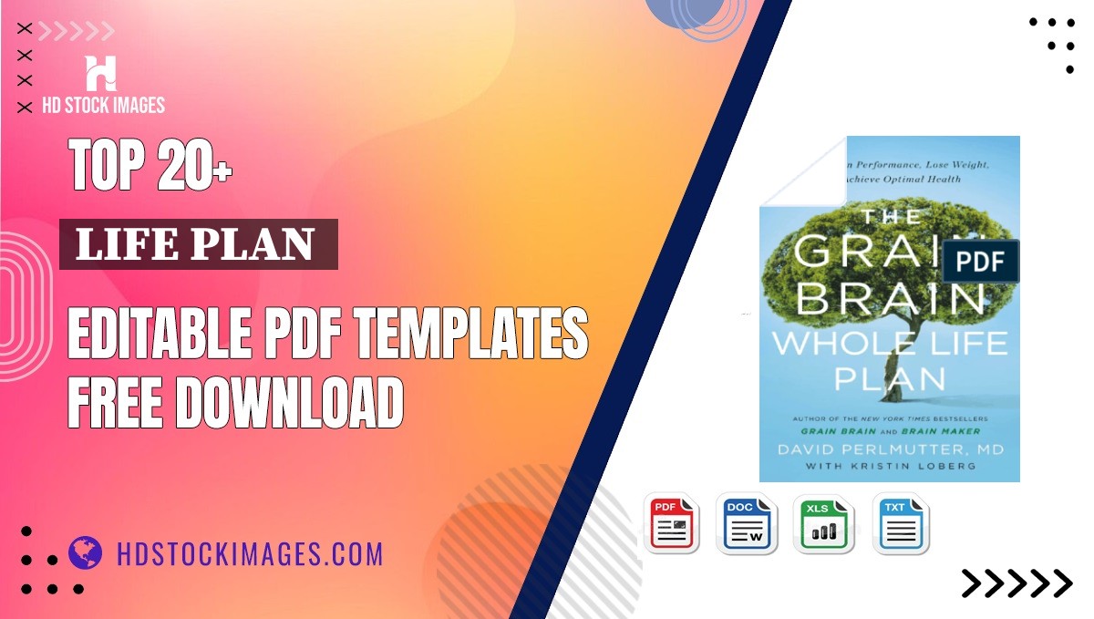 Top 20+ Life Plan  Editable PDF Templates Free Download