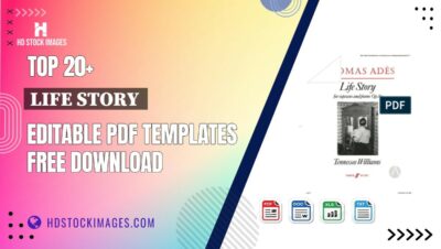 Top 20+ Life Story  Editable PDF Templates Free Download