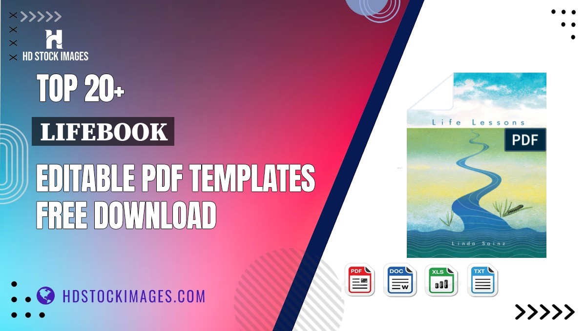 Top 20+ Lifebook Editable PDF Templates Free Download