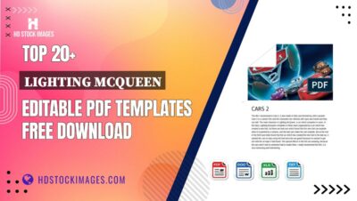 Top 20+ Lighting Mcqueen Editable PDF Templates Free Download