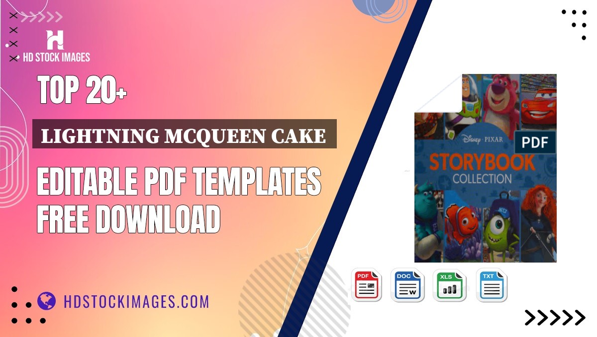 Top 20+ Lightning Mcqueen Cake  Editable PDF Templates Free Download