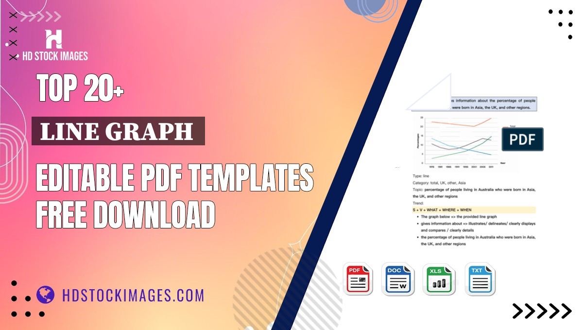 Top 20+ Line Graph  Editable PDF Templates Free Download