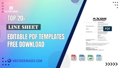 Top 20+ Line Sheet Editable PDF Templates Free Download