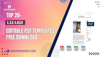 Top 20+ Lizard  Editable PDF Templates Free Download