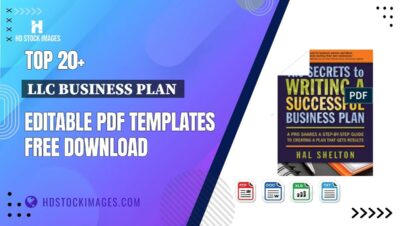 Top 20+ Llc Business Plan  Editable PDF Templates Free Download