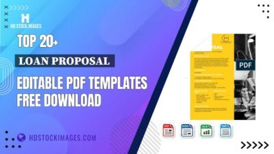 Top 20+ Loan Proposal  Editable PDF Templates Free Download