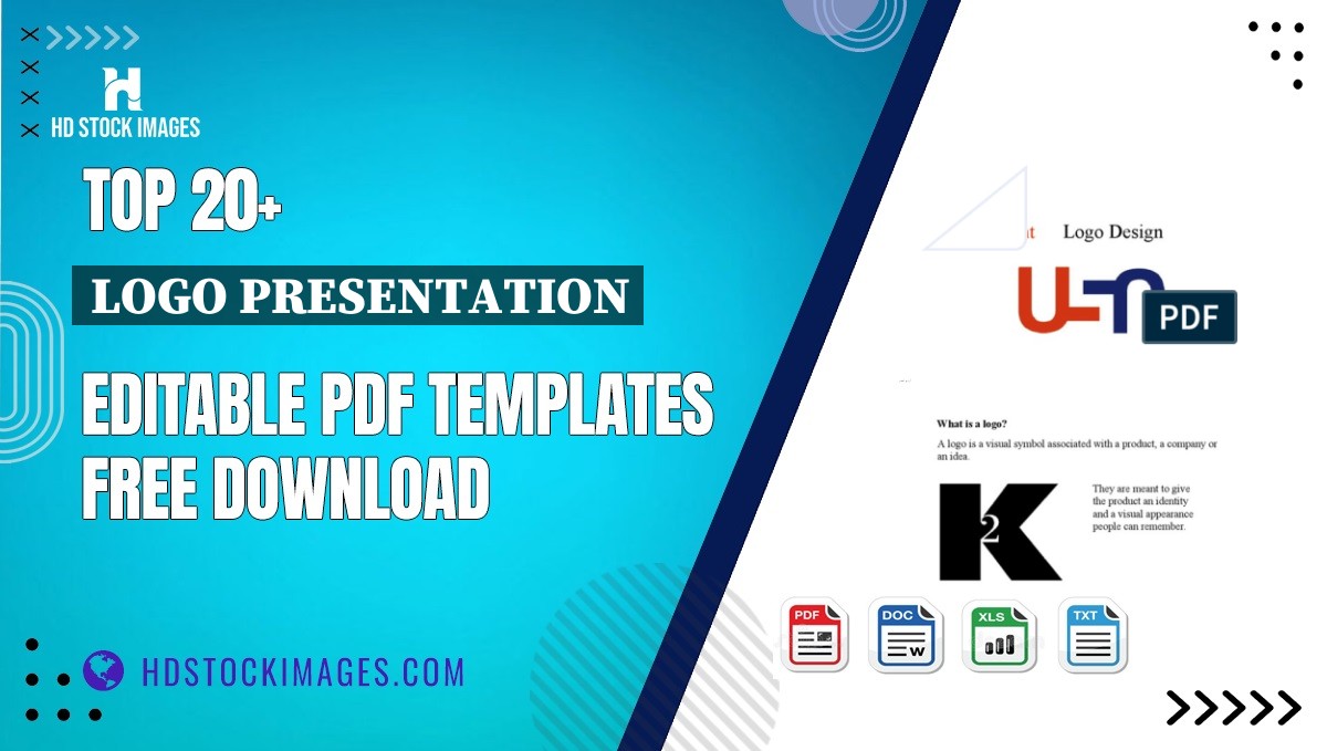 Top 20+ Logo Presentation Editable PDF Templates Free Download