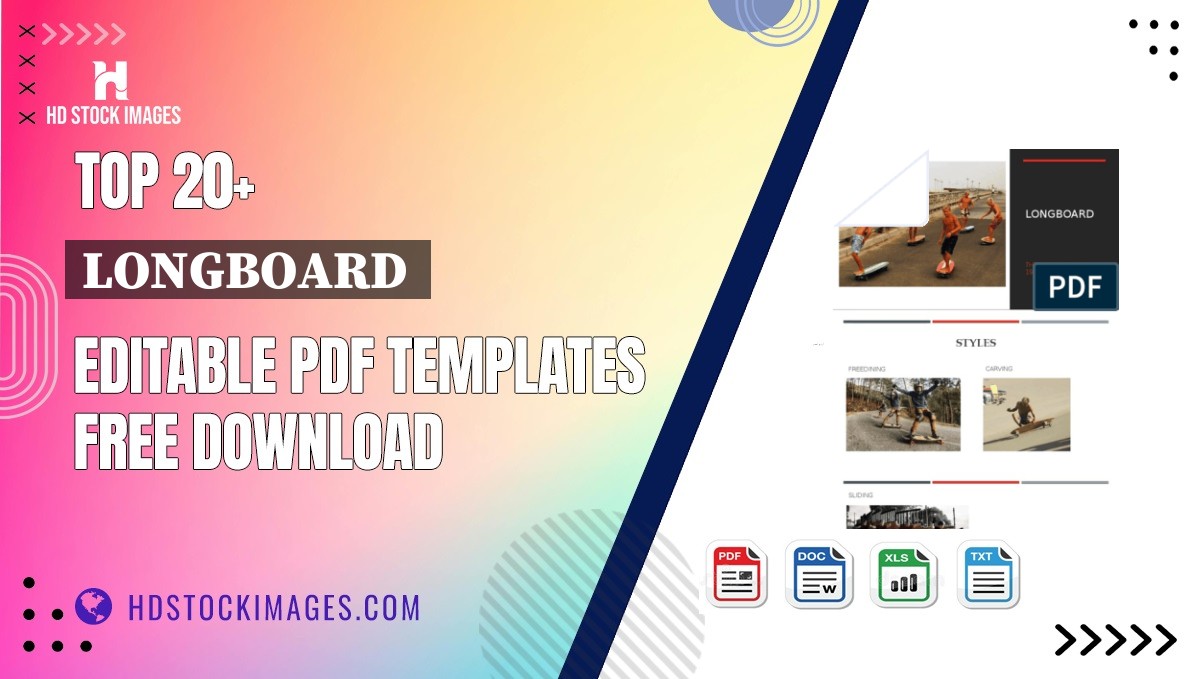 Top 20+ Longboard  Editable PDF Templates Free Download