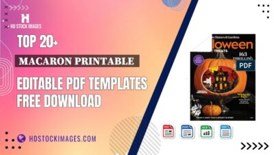 Top 20+ Macaron Printable  Editable PDF Templates Free Download