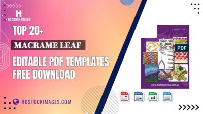 Top 20+ Macrame Leaf  Editable PDF Templates Free Download