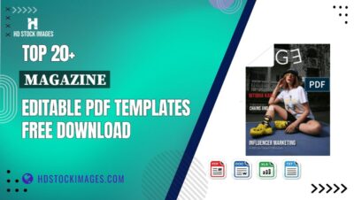 Top 20+ Magazine Editable PDF Templates Free Download