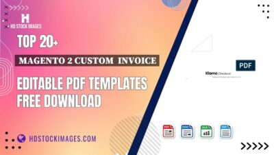 Top 20+ Magento 2 Custom  Invoice Editable PDF Templates Free Download