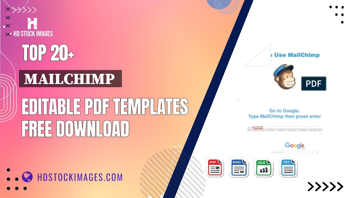 Top 20+ Mailchimp  Editable PDF Templates Free Download