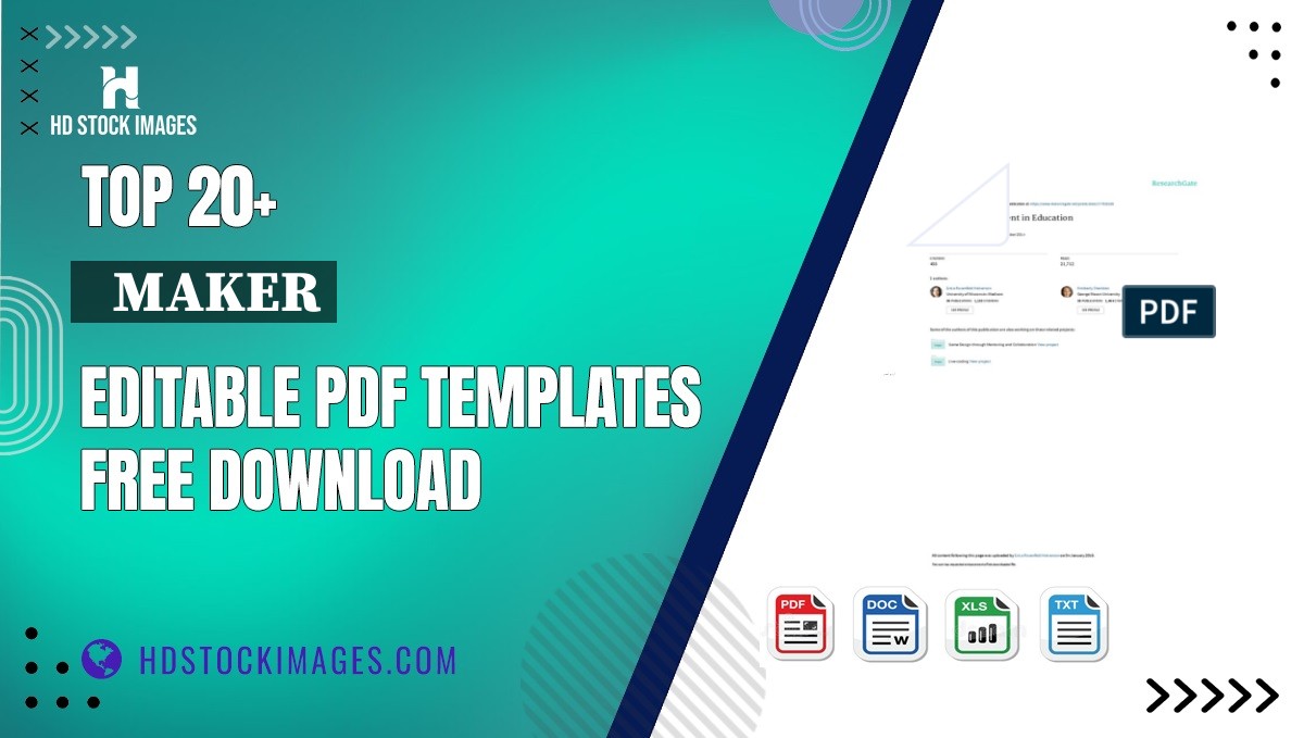 Top 20+   Maker Editable PDF Templates Free Download