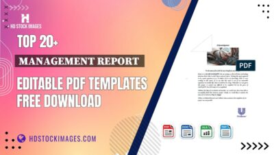 Top 20+ Management Report  Editable PDF Templates Free Download