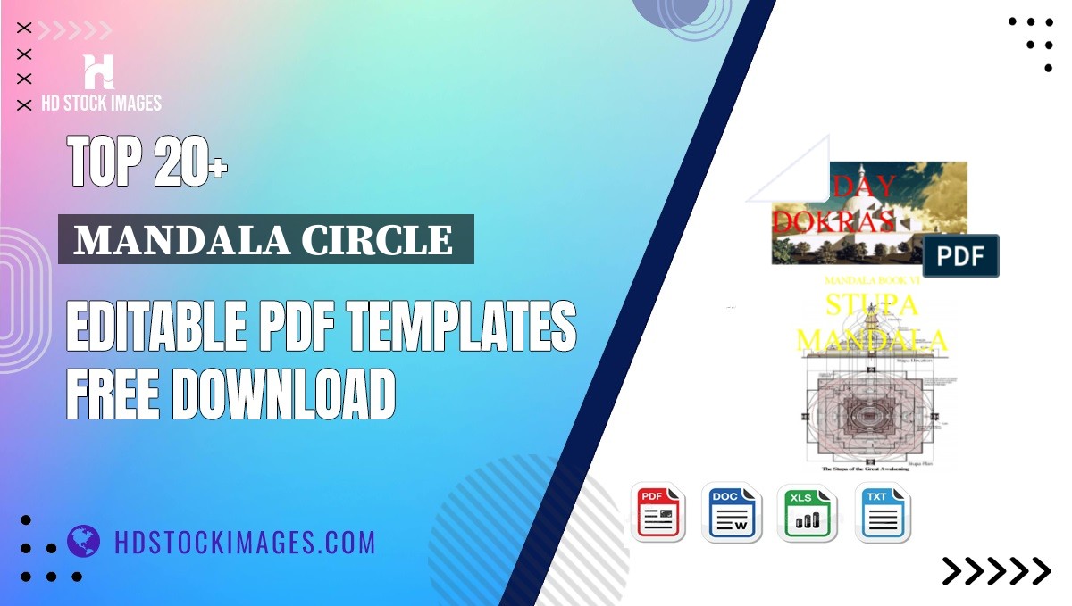 Top 20+ Mandala Circle  Editable PDF Templates Free Download