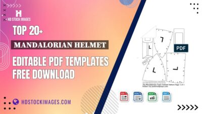 Top 20+ Mandalorian Helmet Editable PDF Templates Free Download