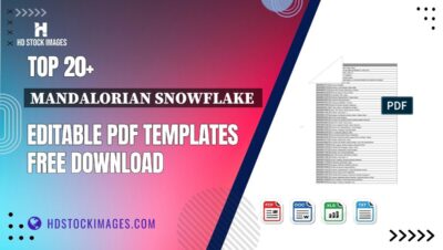 Top 20+ Mandalorian Snowflake  Editable PDF Templates Free Download