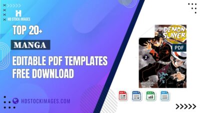 Top 20+ Manga  Editable PDF Templates Free Download