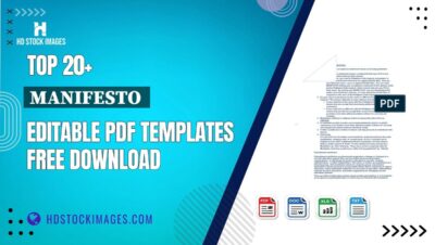 Top 20+ Manifesto  Editable PDF Templates Free Download