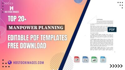 Top 20+ Manpower Planning Editable PDF Templates Free Download