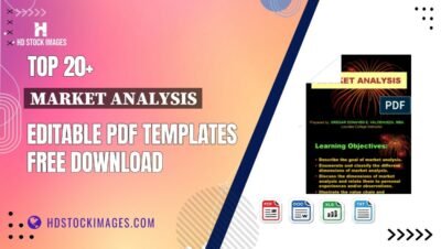 Top 20+ Market Analysis Editable PDF Templates Free Download