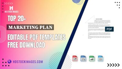 Top 20+ Marketing Plan Editable PDF Templates Free Download