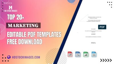 Top 20+ Marketing Editable PDF Templates Free Download
