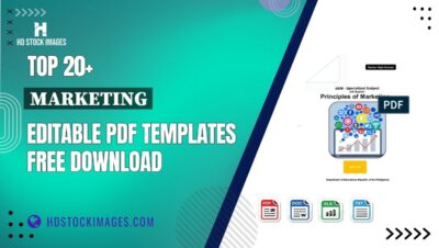 Top 20+ Marketing Editable PDF Templates Free Download