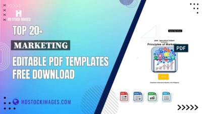 Top 20+ Marketing Editable PDF Templates Free Download