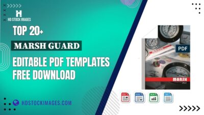 Top 20+ Marsh Guard Editable PDF Templates Free Download