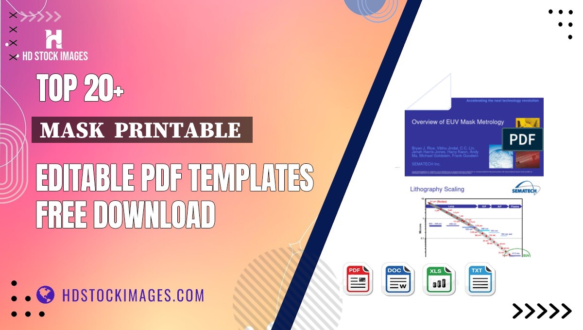Top 20+ Mask  Printable  Editable PDF Templates Free Download