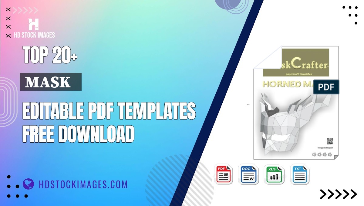 Top 20+ Mask   Editable PDF Templates Free Download