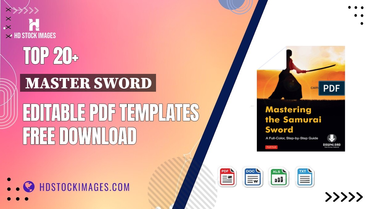 Top 20+ Master Sword Editable PDF Templates Free Download