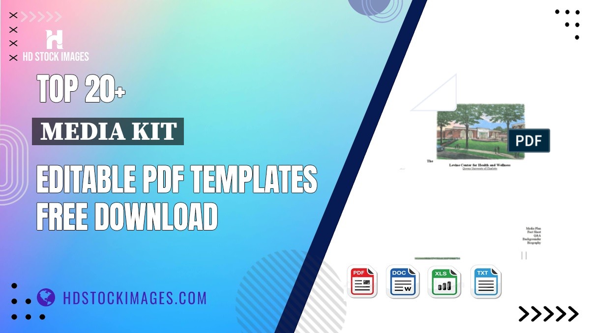 Top 20+ Media Kit Editable PDF Templates Free Download