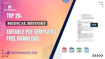 Top 20+ Medical History Editable PDF Templates Free Download