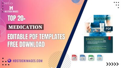 Top 20+ Medication Editable PDF Templates Free Download