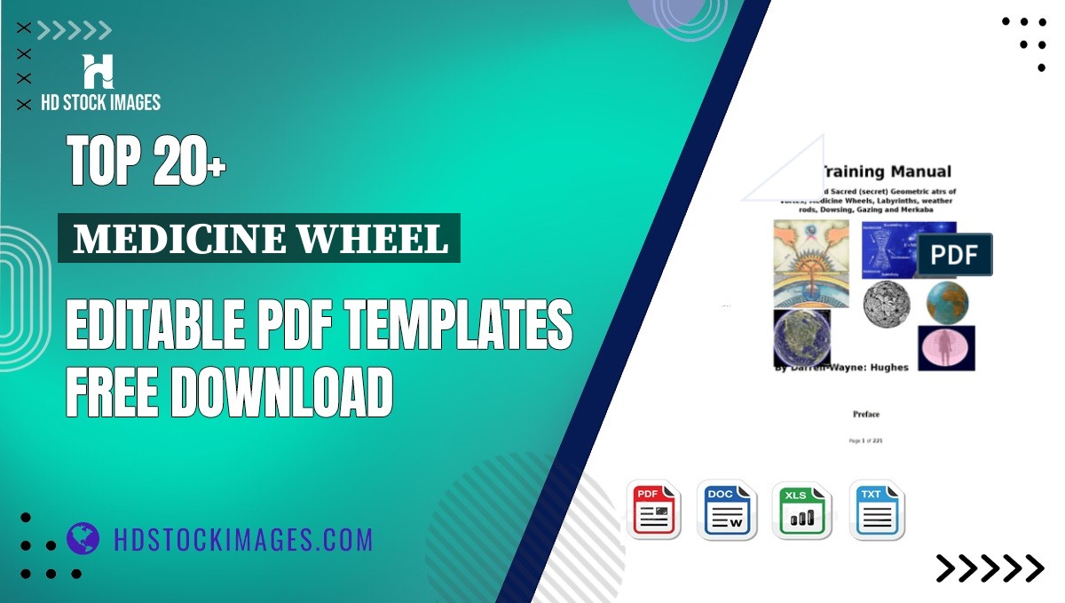 Top 20+ Medicine Wheel Editable PDF Templates Free Download