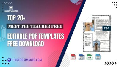 Top 20+ Meet The Teacher Free Editable PDF Templates Free Download