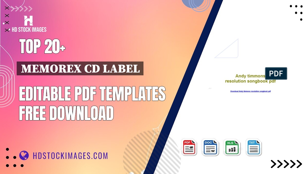 Top 20+ Memorex Cd Label Editable PDF Templates Free Download