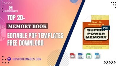 Top 20+ Memory Book Editable PDF Templates Free Download