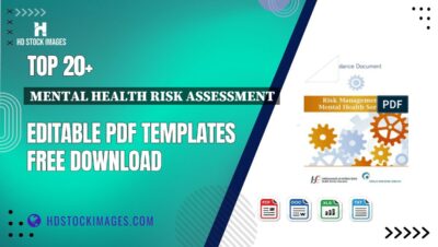 Top 20+ Mental Health Risk Assessment Editable PDF Templates Free Download