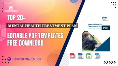 Top 20+ Mental Health Treatment Plan Editable PDF Templates Free Download