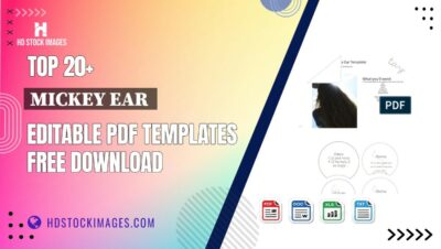 Top 20+ Mickey Ear  Editable PDF Templates Free Download