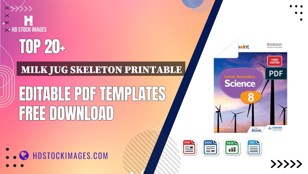 Top 20+ Milk Jug Skeleton Printable Editable PDF Templates Free Download